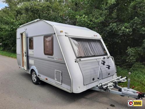 Kip Celebration 41 TDB Mover Airco, Caravans en Kamperen, Caravans, tot en met 4, 750 - 1000 kg, Treinzit, Kip, Frans bed, Overige typen