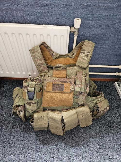 Tactical Vest Cordura - Multicam, Sport en Fitness, Schietsport-accessoires, Gebruikt, Ophalen of Verzenden