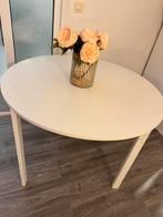 Ronde witte eettafel, Ophalen, Nieuw, Rond, 50 tot 100 cm