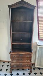 Antieke Boekenkast met Lades, Gebruikt, 50 tot 100 cm, Met lade(s), 150 tot 200 cm
