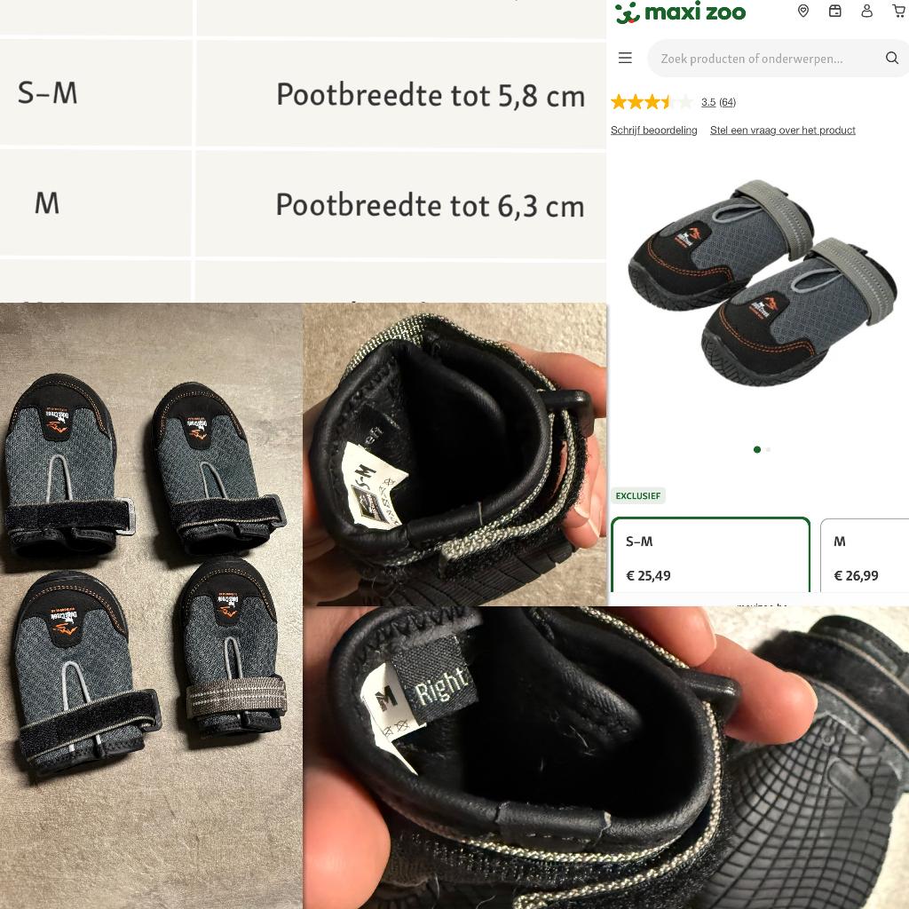 Hondenschoenen Dogs Creek, Ophalen, Zo goed als nieuw