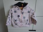 Brums maat 74 - roze sweatvestje met blauwe sterren, Ophalen of Verzenden, Zo goed als nieuw, Brums, Truitje of Vestje