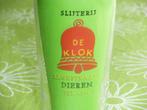 Vintage bierglas - Slijterij de Klok Dieren, Ophalen of Verzenden, Zo goed als nieuw
