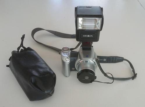 Konica Minolta Dimage Z2 camera + 2500 (D) flitser, Audio, Tv en Foto, Fotocamera's Digitaal, Gebruikt, Compact, Konica, 8 keer of meer