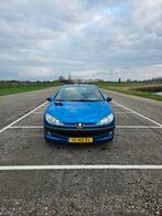 Peugeot 206 1.6 16V CC 2002 Blauw, Auto's, Voorwielaandrijving, 4 cilinders, Cabriolet, Handgeschakeld