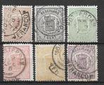 Nvph 13-18 gebruikt cw 334,00 F, Postzegels en Munten, Ophalen of Verzenden