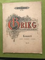 E. Grieg - Concert voor 2 piano's, Gebruikt, Klassiek, Ophalen of Verzenden, Artiest of Componist