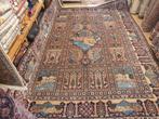 Vintage handgeknoopt perzisch tapijt tabriz 425x324, 200 cm of meer, 200 cm of meer, Gebruikt, Rechthoekig