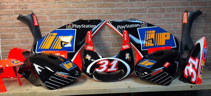 Aprilia RS 125 Identikit Tetsuya Harada complete kuip set, Motoren, Onderdelen | Merk-onafhankelijk, Ophalen of Verzenden