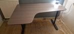 Hoekbureau / Wingbureau 160 x 67, Ophalen, In hoogte verstelbaar, Gebruikt, Bureau
