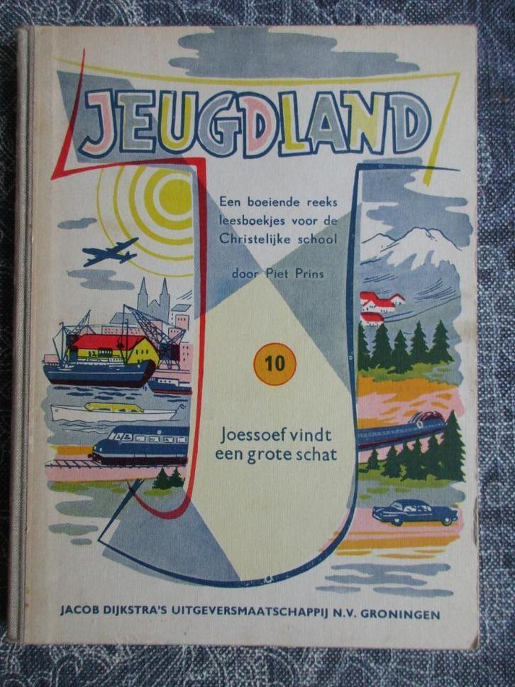 Jeugdland door Piet Prins - vintage school leesboekje nr 10, Boeken, Kinderboeken | Jeugd | onder 10 jaar, Gelezen, Fictie algemeen