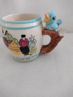Vintage Melkbeker met Vogel, Antiek en Kunst, Ophalen