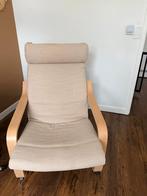 IKEA POÄNG Fauteuil, Ophalen, 75 tot 100 cm, Zo goed als nieuw, 50 tot 75 cm