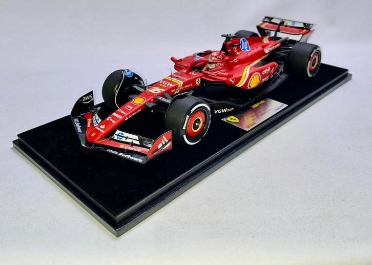 Ferrari SF-24 Monaco Charles LeClerc LS18F1063 Looksmart, Hobby en Vrije tijd, Modelauto's | 1:18, Nieuw, Auto, Overige merken