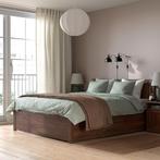 IKEA Songesand Bedframe 140x200, Ophalen, Wit, Tweepersoons, 140 cm