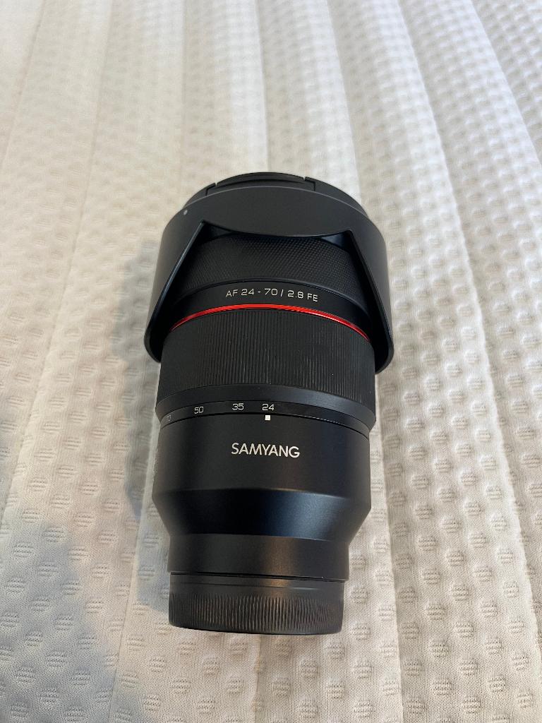 Samyang 24-70mm f/2.8 - Sony FE mount - Incl. doos, Ophalen of Verzenden, Zo goed als nieuw