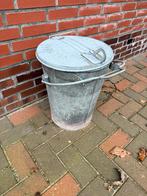 Vintage Veendam Pedaalemmer, Ophalen, Gebruikt, IJzer, Met deksel