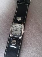 Fossil Horloge, Staal, Fossil, Ophalen of Verzenden, Leer