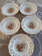 5 petit fours bordjes Schumann Arzberg met opengewerkte rand, Ophalen of Verzenden