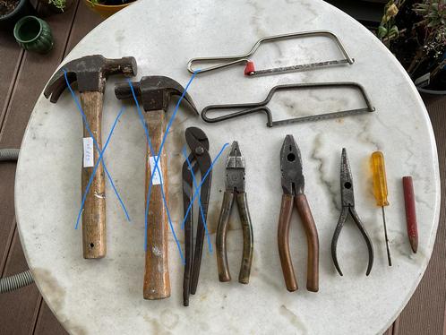 Oud Gereedschap w.o. Gedore Punttang, Doe-het-zelf en Verbouw, Gereedschap | Handgereedschap, Gebruikt, Ophalen of Verzenden