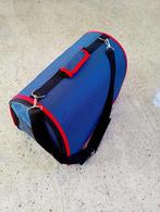 Draagtas blauw/rood kleine hond of kat, Ophalen of Verzenden, Gebruikt