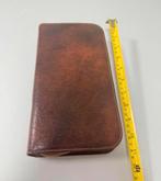 1960 vintage Reis-verzorgings set tas leder mannen lederen, Ophalen of Verzenden, Heren