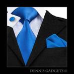 Dennis Gadgets: 100 % zijden stropdas ( 3 delig !! ) DG 0850, Kleding | Heren, Stropdassen, Ophalen of Verzenden, Nieuw, Blauw