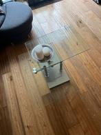 Mooie glazen salontafel, Huis en Inrichting, Tafels | Salontafels, Ophalen, 50 tot 100 cm, Minder dan 50 cm, Rechthoekig