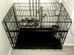 ALS NIEUW Zwart RVS Hondenbench 2 schuifdeuren
XL 92x61x67cm, Ophalen of Verzenden, Zo goed als nieuw, 110 cm of meer