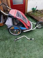 Croozer fietskar voor twee kinderen, Opvouwbaar, Croozer, 40 tot 60 kg, Kinderkar