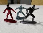 3x MARVEL nano Metalfigs Iceman Black Panther Scarlet Spider, Nieuw, Ophalen of Verzenden