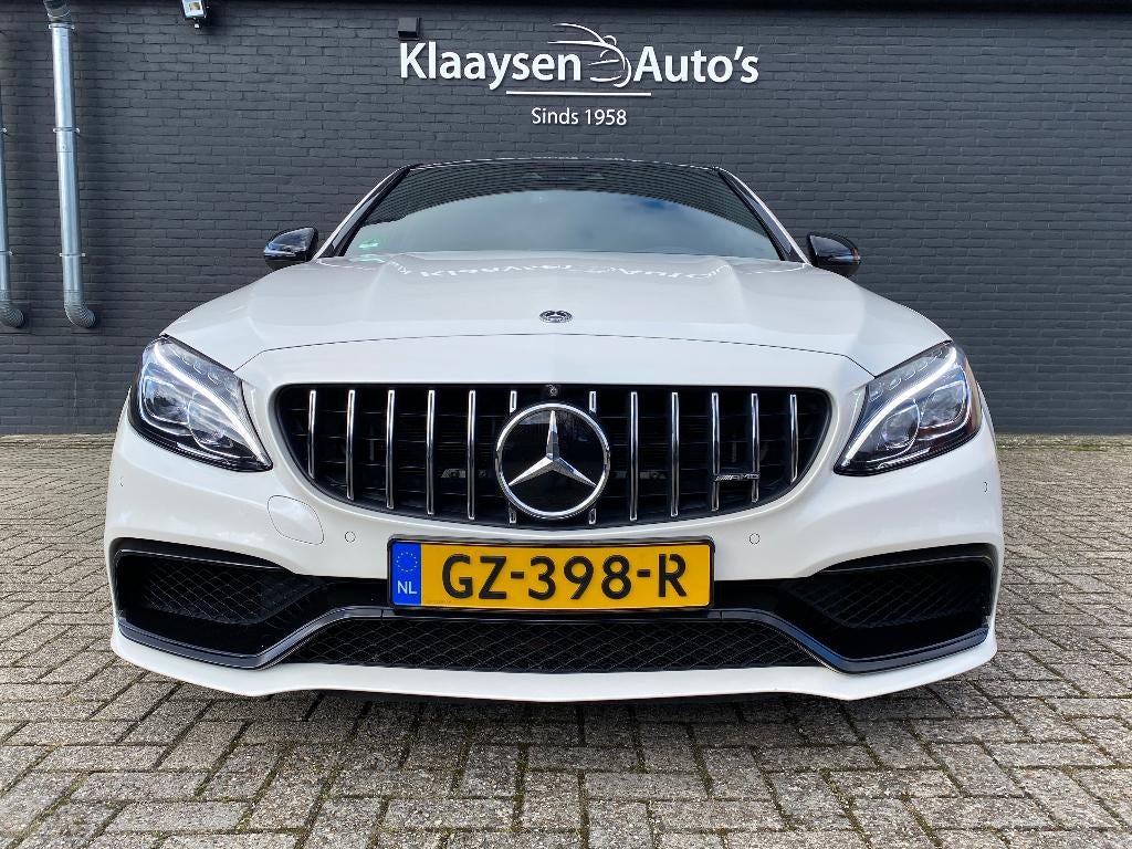 Mercedes-Benz C-Klasse C63 AMG 4.0 476 pk V8 AUT. | NL auto, Auto's, Mercedes-Benz, Automaat, Achterwielaandrijving, Wit, Bedrijf