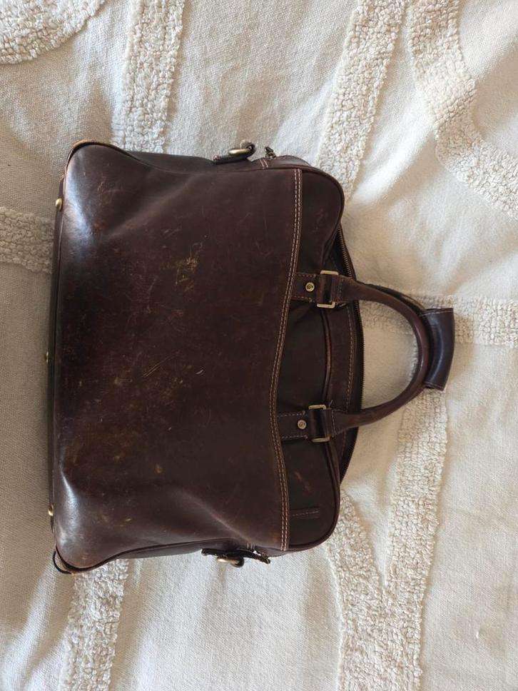 Castelijn en beerens 15.6 inch laptoptas Verona mocca, Computers en Software, Laptoptassen, Aktetas, 15 inch, Ophalen of Verzenden