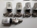 Heimeier thermostatische radiatorkranen 3/8 compleet, Doe-het-zelf en Verbouw, Verwarming en Radiatoren, Gebruikt, Minder dan 30 cm