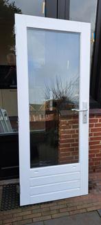 CanDo Hardhouten achterdeur met 3-puntsluiting, Ophalen, 200 tot 215 cm, Hout, Buitendeur