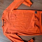 Oranje trui van WE met print. Maat 170., Verzenden, Gebruikt, Jongen, Trui of Vest