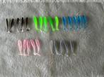 adv 128 / NIEUW set 5 x 5 = 25 dropshot shads 4cm, Ophalen of Verzenden, Nieuw, Overige typen