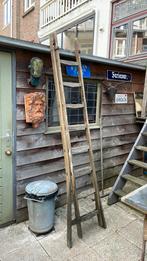 Oude houten reformladder, Ophalen of Verzenden, Gebruikt, 4 meter of meer