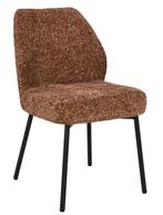 Eetkamerstoel 'Tess' Bordeaux | Livingfurn, Hout, Overige kleuren, Japandi, Hotel Chique, Modern, Ophalen of Verzenden