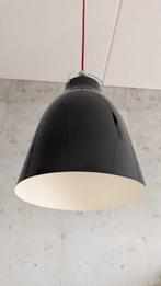 Zwarte Caravaggio lamp met rood snoer, Ophalen, Zo goed als nieuw, Metaal, Minder dan 50 cm