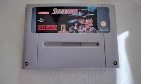 SNES SUPER NINTENDO GAME starwing, Spelcomputers en Games, Games | Nintendo Super NES, Zo goed als nieuw, Platform, 1 speler, Vanaf 3 jaar