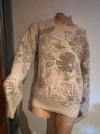COTTON CLUB trui  maat M  origineel ZGAN gouddraad, Maat 38/40 (M), G, Beige, B