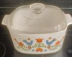 Vintage pyroflam pyrex ovenschaal, Ophalen of Verzenden, Gebruikt, Overige materialen, Overige typen