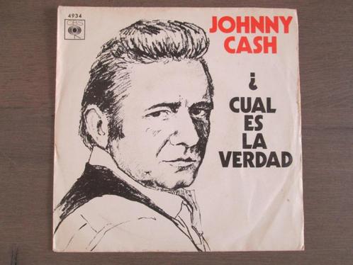 Johnny Cash ''Spanje'' Cual Es La Verdad / Cantando Una Canc, Cd's en Dvd's, Vinyl | Country en Western, Gebruikt, Overige formaten