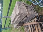 250 klinkers 64 mutsen en 11 opsluitbanden, Tuin en Terras, Tegels en Klinkers, Gebruikt, Klinkers, Beton, 5 tot 10 m²