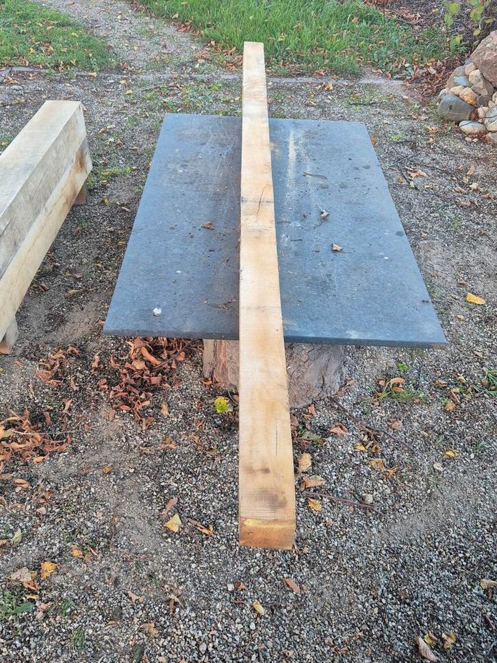 Eiken balk 10x10x296cm -, Doe-het-zelf en Verbouw, Hout en Planken, Balk, Eiken, 250 tot 300 cm, 50 mm of meer, Ophalen of Verzenden