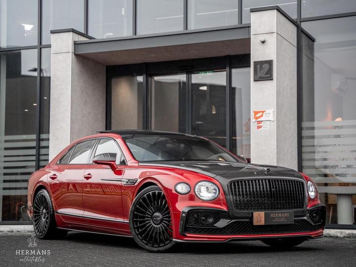 Bentley Flying Spur 4.0 V8 Mansory / Carbon / Full option /, Auto's, Bentley, Bedrijf, Te koop, Flying Spur, 360° camera, 4x4