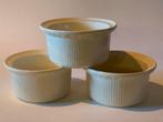 Set van 3 Recamier ramekins schaaltjes, Ophalen of Verzenden, Zo goed als nieuw, Kom(men)