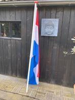 Vlaggen mast en vlag Nederland, Diversen, Vlaggen en Wimpels, Gebruikt, Ophalen