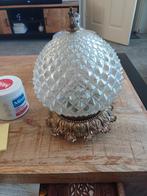 Mooie vonst  Vintage  plafondlamp / dennenappe uit jaren 60l, Antiek en Kunst, Ophalen of Verzenden